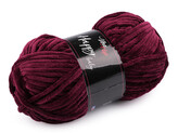 Pletací žinylková příze Happy Baby 100 g - 1 ks - 8 (41164) bordó