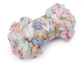 Pletací příze Alize Puffy color 100 g - 1 ks - 25 (6523) multikolor