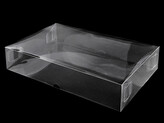 Plastová krabička s víkem - 100 ks - transparent