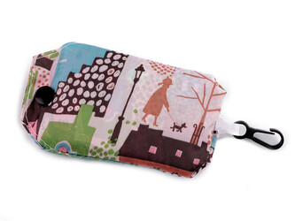 Skládací nákupní taška 45x40 cm - 1 ks - 25 multikolor