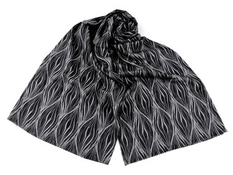 Šátek / šála hřejivá 70x190 cm - 1 ks - 3 černá