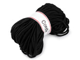 Provázková příze 100 m Cordy - 1 ks - 7 (8001) černá