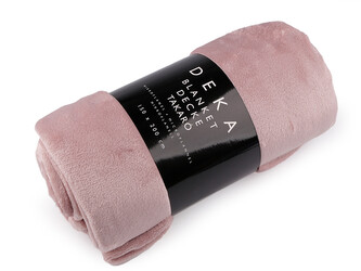 Deka mikroflanel 150x200 cm - 1 ks - 43 pudrová