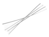 Výztuž do korzetu šíře 5 mm více délek - 20 ks - 4 40 cm stříbrná