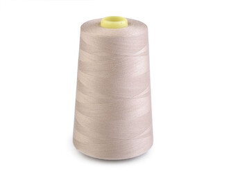 Polyesterové nitě pro overlocky i klasické šití návin 5000 yards PES 40/2 - 1 ks - 864 Frosted Almond