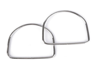 Kovová ucha na tašky 10,5x13 cm - 10 ks - 1 nikl