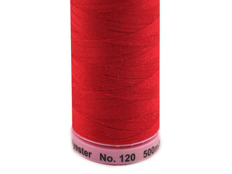 Polyesterové nitě návin 500 m Aspo Amann - 5 ks - 0504 True Red Polyesterové nitě návin 500 m Aspo Amann - 5 ks - 0504 True Red