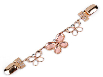 Spona dragoun motýli - 1 ks - růžové zlato Spona dragoun motýli - 1 ks - růžové zlato