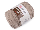 Pletací příze Macrame Rope Ø5 mm 500 g rozčesávací - 1 ks - 13 (768) béžová aloe
