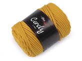 Provázková příze 100 m Cordy - 1 ks - 30 (8190) hořčicová tmavá
