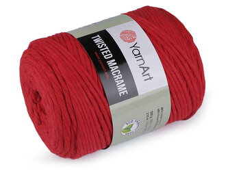 Pletací příze Twisted Macrame 500 g rozčesávací - 1 ks - 21 (773) červená