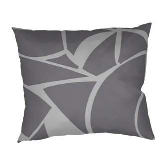 Dadka Povlak na polštář bavlna Julius tmavě šedý 40x50 cm