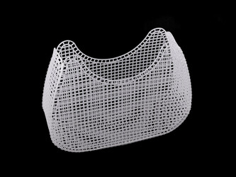 Plastová kanava / mřížka na kabelku - 1 ks - bílá