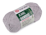 Pletací příze Jeans Bamboo 50 g - 1 ks - 11 (127) šedá světlá