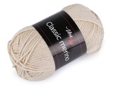 Pletací příze Classic Merino 50 g - 1 ks - 11 (61007) režná