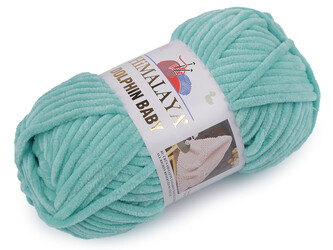 Pletací žinylková příze Dolphin Baby 100 g - 1 ks - 43 (80335) tyrkys sv.