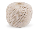 Bavlněná příze macrame Ø2 mm rozčesávací - 1 ks - 2 režná světlá