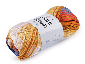 Pletací příze Adore Dream 100 g - 1 ks - 8 (1065) modrá