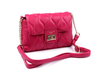 Kabelka crossbody prošívaná 22x14 cm - 1 ks - 7 pink