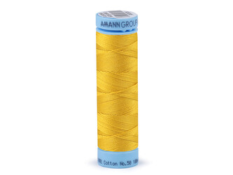Bavlněné nitě 100 m Etiketní č.50 Triana Amann - 5 ks - 0117 Cyber Yellow