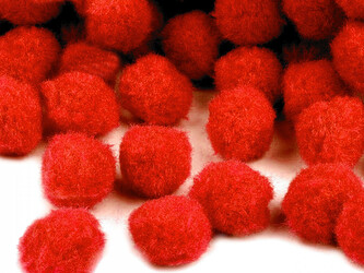 Bambulka Ø20 mm - 100 ks - 10 (20 mm) červená