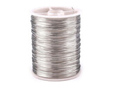 Dekorační drátek měděný Ø0,3 mm, návin 10 m - 10 ks - 3 stříbrná světlá