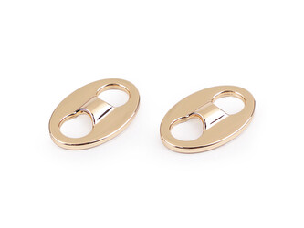 Kovová brzda na šňůru Ø8 mm - 50 ks - 2 zlatá klasik