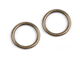 Kroužek Ø25 mm - 50 ks - 5 staromosaz