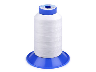 Nitě elastické Sabaflex 120; 1500 m - 5 ks - 2000 bílá