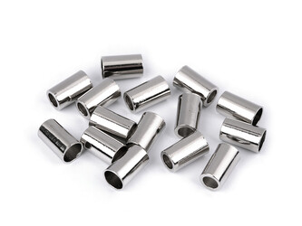 Kovová koncovka na šňůru Ø3,5 mm, Ø5,5 mm - 50 ks - 4 (Ø5,5 mm) nikl