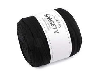 Špagety / příze 550 g - 1 ks - 20 černá různé odstíny