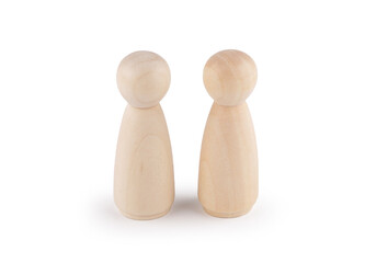 Dřevěná figurka k dotvoření 25x67 mm - 10 ks - přírodní sv.
