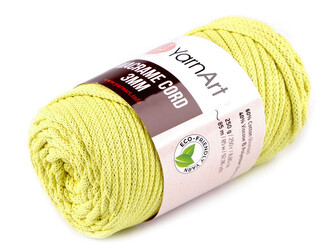Pletací příze Macrame Cord 250 g - 1 ks - 17 (754) žlutozelená