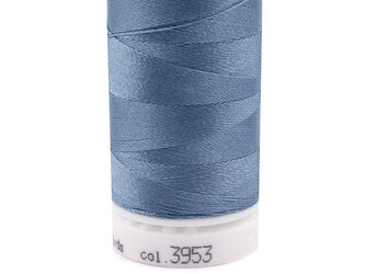 Nitě Poly Sheen Mettler 200 m - 1 ks - 3953 modrošedá sv.