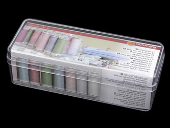 Plastový box na 27 ks nití - 1 ks - transparent