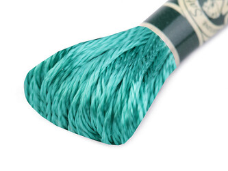 Vyšívací příze DMC Mouliné Satén - 1 ks - S959 Atlantis