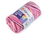 Pletací příze Twisted Macrame 250 g rozčesávací - 1 ks - 12 (911) růžová střední