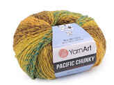 Pletací příze Pacific Chunky 100 g - 1 ks - 6 (305) hořčicová zelená