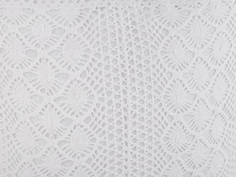 Paličkovaný povlak na polštář 45x45 cm - 2 ks - 1 bílá