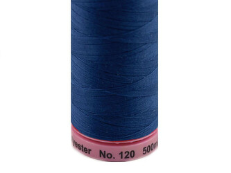 Polyesterové nitě návin 500 m Aspo Amann - 5 ks - 0825 Patriot Blue Polyesterové nitě návin 500 m Aspo Amann - 5 ks - 0825 Patriot Blue