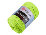 Pletací příze Macrame Cotton 250 g - 1 ks - 49 (801) zelená neon