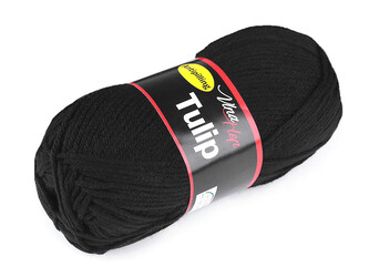 Pletací příze Tulip 100 g - 1 ks - 4 (4001) černá