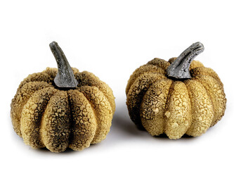 Dekorační dýně - 2 ks - 2 zelená sv.