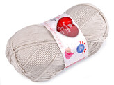 Pletací příze Baby Love a Care 100 g - 1 ks - 20 (945) šedobéžová