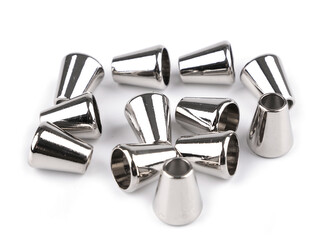 Kovová koncovka na šňůru Ø5,5 mm / ozdoba - 20 ks - 1 nikl