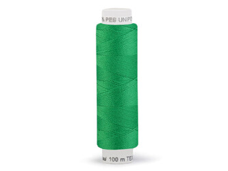 Polyesterové nitě Unipoly návin 100 m - 10 ks - 617 green turmaline dark