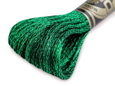 Vyšívací příze DMC Mouliné Light Effects - 1 ks - E699 Fern Green