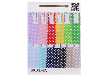 Vzorkovníky látek - minky, plátno, kočárkovina, teplákovina, velvet, tyl, šifon - 1 ks - 380798 viz foto bavlněná látka