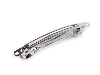 Francouzská spona polotovar - 10 ks - 2 (7,5x78 mm) platina