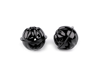 Rolnička dýně halloween Ø30, 40 mm - 10 ks - 2 (Ø30 mm) černá